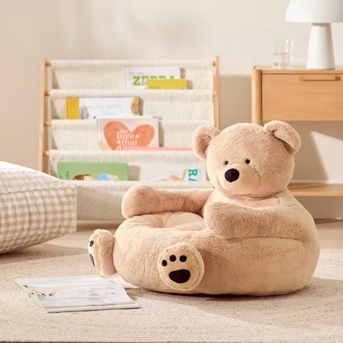 Adairs Kids - Bertie Bear Natural Cuddle Chair | Adairs