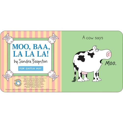 Moo, Baa, La La La! by Sandra Boynton | The Novel Neighbor