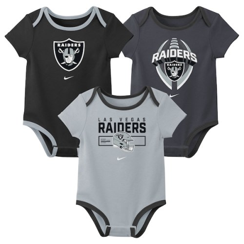 Las Vegas Raiders Nike 3-teiliger Creeper Set – Kleinkind