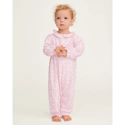 Baby's Twill Madeline Romper in Sweethearts