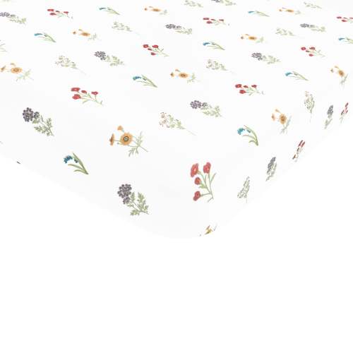 Mini Crib Sheet in Wildflower