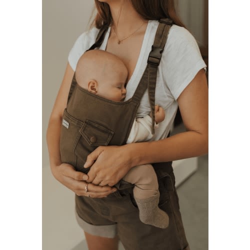 the classic mumsie baby carrier overalls – the mumsie - the sage