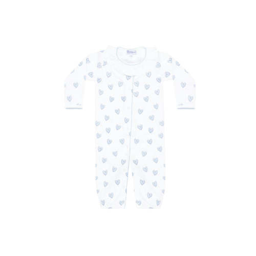 Buy Blue Heart Print Converter Gown | Nellapima | Over The Moon