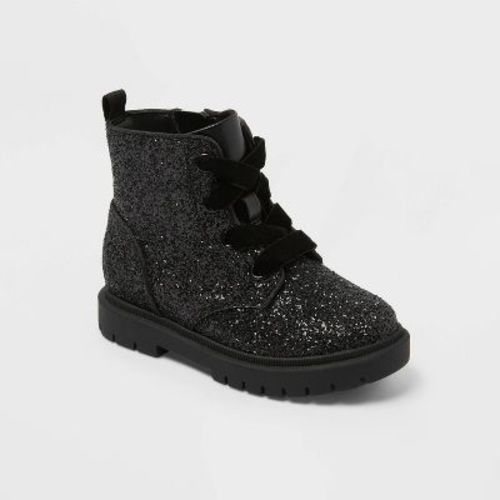 Toddler Girls' Khloe Ankle Boots - Cat & Jack™ Black