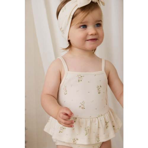 Organic Cotton Astra Playsuit - Josepha Egret Small