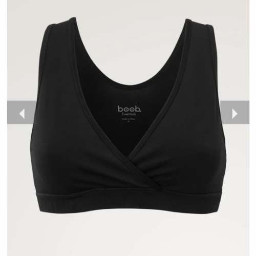 Essential maternity and nursing bra - Black | Boob Design