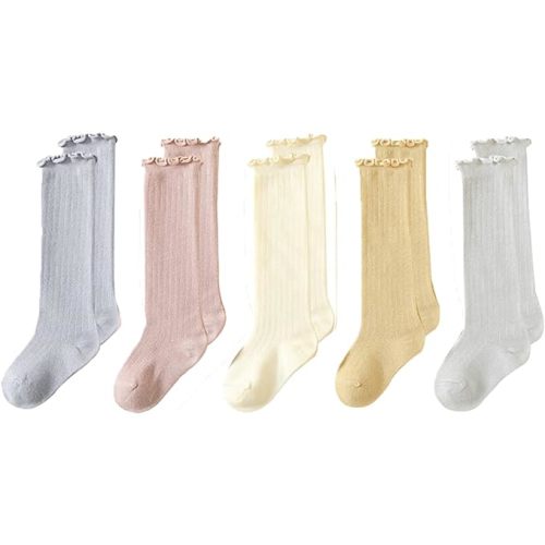 Apone Fatu Baby Knee High Socks Newborn Infants Toddlers Cotton Uniform Stockings Warm Cotton Boys Girls Stockings (as1, age, 0_month, 6_months, Multicolour)