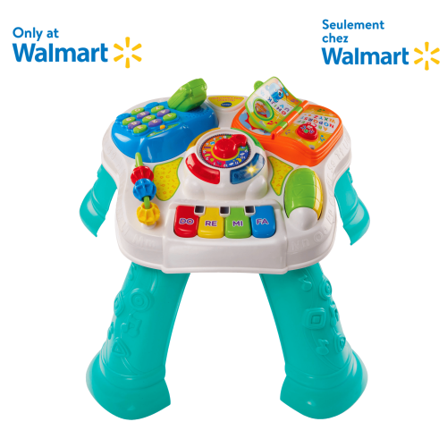 VTech Sit-to-Stand Learn & Discover Table - Activity Toy for Baby - Walmart Exclusive - English Version, 6-36 months - Walmart.ca