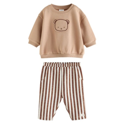 Kids' Bear Sweatshirt and Pants Set