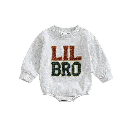Big Brother Little Brother Matching Outfits Toddler Baby Boy Crewneck Sweatshirt Pullover Shirt Fall Clothes