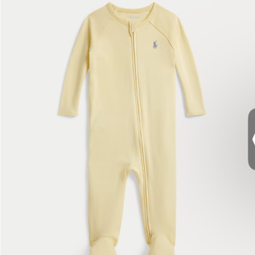 Cotton Interlock Footed Coverall