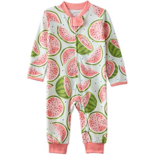Butterblu Shadow Sleep & Play Baby Pajamas 100% Organic Cotton Two Way Zipper Sleeper Pajamas for Baby Boys & Girls​