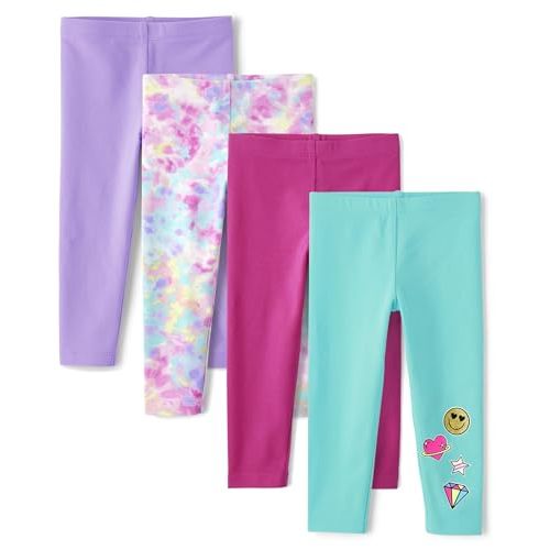 The Children's Place Baby-Girls and Toddler Printed Leggings, Multipacks