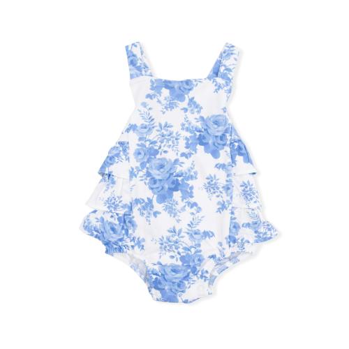 Dream Cottage Floral - Ruffle Sunsuit
