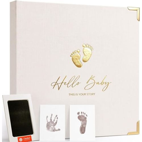 Keepsake Baby Memory Book, Scrapbook & Photo Album 0-5 Year, 136 Pages