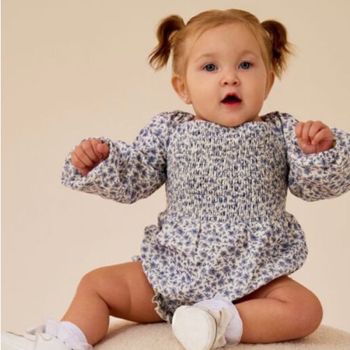 Nora Floral Bubble Romper