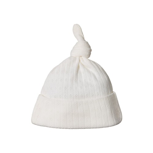 Knotted Pointelle Hat