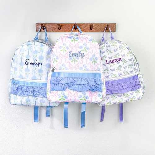 Personalized Embroidered Kids Backpack, Personalized Name Double Shoulder Bag, Lightweight Large Capacity, School and Daily Use for Students