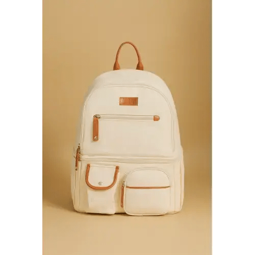 Lila Pumping & Nursing Diaper Bag in Cream