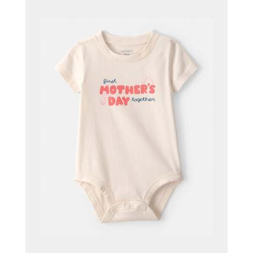 Baby 'Mother's Day' Graphic Bodysuit - Cream | Carter's