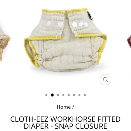 Workhorse Cloth Diaper - Size Small
