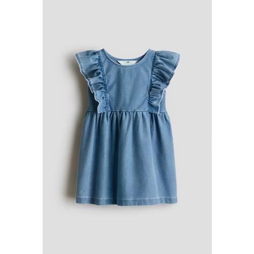 FLOUNCED SWEATSHIRT DRESS