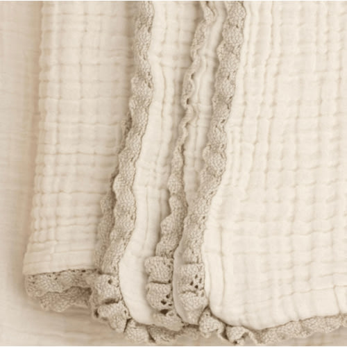 Lace Baby Blanket | Full Size (New Version) by Willaby – Maude Kids Decor