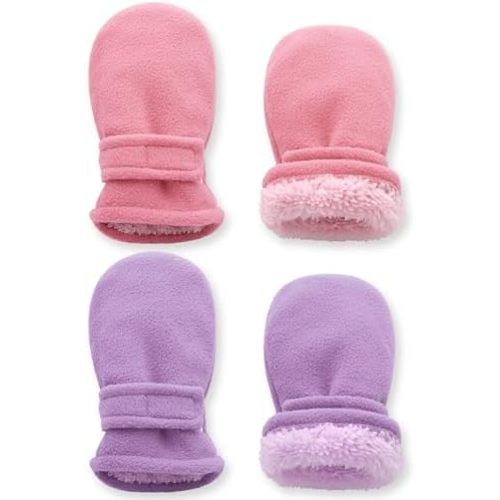 Pro Goleem Baby Winter Mittens for Boys and Girls, Fleece Lined Warm Snow Gloves for Kids, Ideal for Cold Weather Gifts
