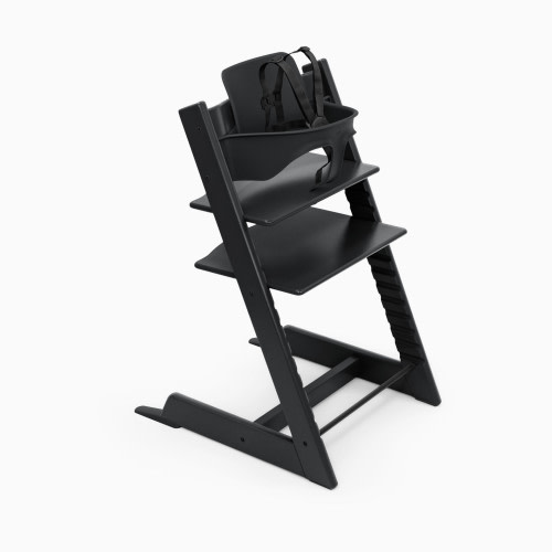 Stokke Tripp Trapp High Chair² - Black W/ Black Harness