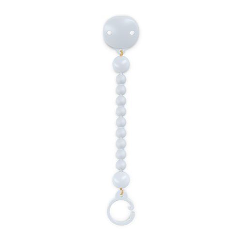 Suavinex Color Essence Silicone Baby Pacifier Clip, Single Piece 100% Soft Silicone Chain, Baby Accessories and Essentials, Designed in Spain, Blue