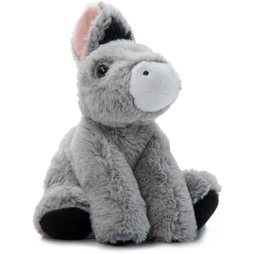 The Petting Zoo Floppy Donkey Stuffed Animal Plushie, Gifts for Kids, Wild Onez Wildlife Animals, Donkey Plush Toy 9 Inches