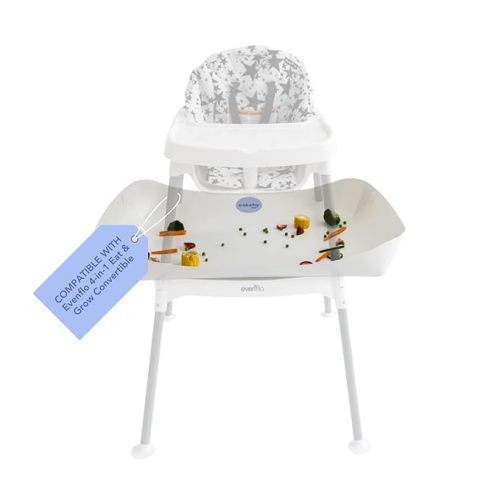 CATCHY - Food Catcher - Compatible with Lalo The Chair High Chair + 12 Other High Chairs - Highchair Sold Separately - Baby & Toddler Food & Mess Catcher - Under High Chair Accessory