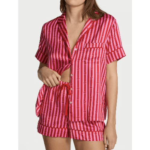 Signature Satin Short Pajama Set