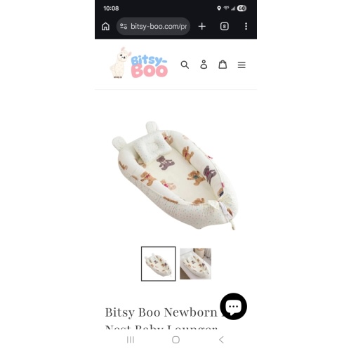 Bitsy Boo Newborn Bed Nest Baby Lounger Teddy Bear – Bitsy-Boo Shop