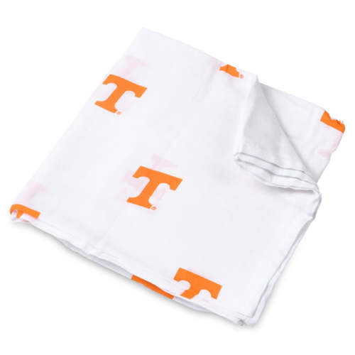 University of Tennessee Volunteers Muslin Swaddle Blanket – Soft Breathable Baby Blanket | Officially Licensed Vols Gift