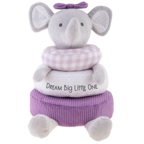 Stephen Joseph Gifts Girls Stacking and Nesting Plush Toy Elephant Purple