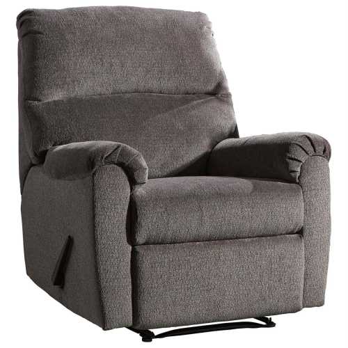 Ashley Nerviano Manual Zero Wall Recliner in Gray