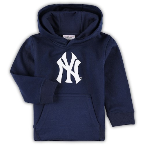Toddler New York Yankees Navy Team Primary Logo Fleece Pullover Hoodie