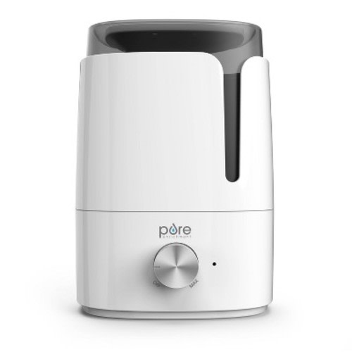Pure Enrichment Hume Ultrasonic Cool Mist Humidifier: Variable Settings, 5-Year Warranty, No Filter, 100-300 sq. ft. Room