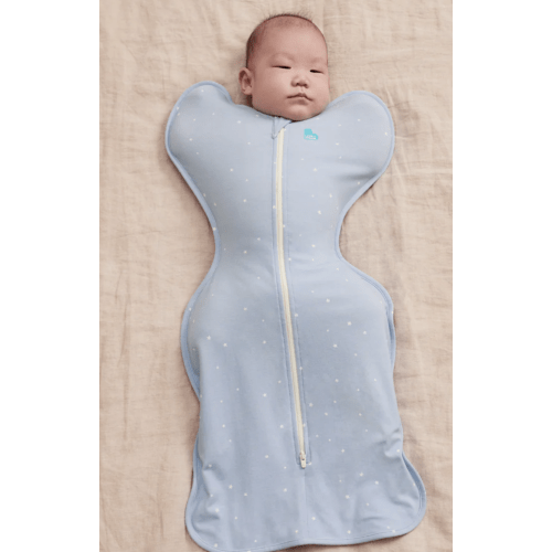 Swaddle Up™ Transition Bag 1.0 TOG Cotton Powder Blue Twinkle