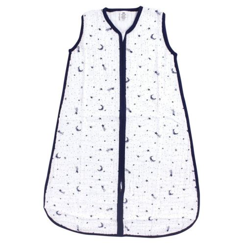 Yoga Sprout Baby Sleeveless Muslin Cotton Sleeping Bag, Sack, Blanket, Moon, 12-18M