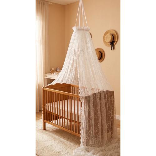 Boho Lace Canopy for Girls Room | Princess Bed Canopy | Nursery Canopy Decor | Toddler & Teen Bedroom Baldachin | Baby Shower Gift