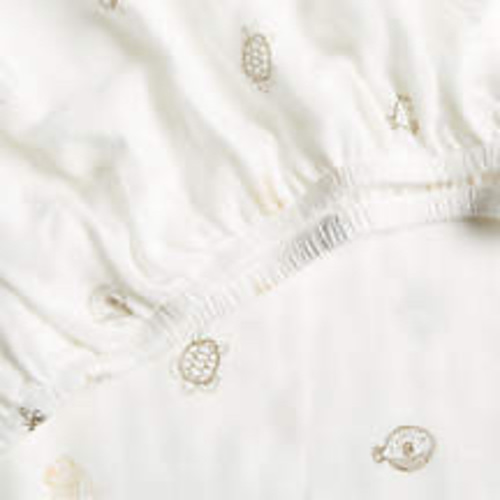 Supersoft Sea Dreams 100% Organic Cotton Baby Crib Fitted Sheet
