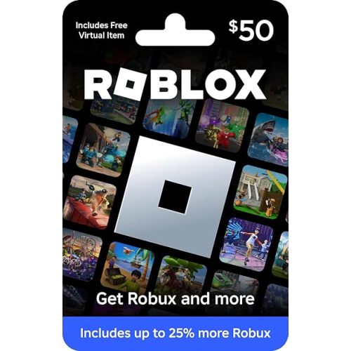 Roblox Physical Gift Card [Includes Free Virtual Item] [Redeem Worldwide]