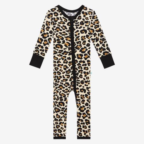 Infant Lana Leopard Convertible One Piece - Posh Peanut