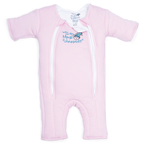 Pink Baby Merlin’s Magic Sleepsuit – Cozy 100% Cotton Baby Sleepwear