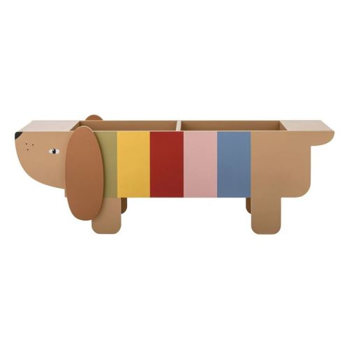 Bloomingville Mini - Charlie storage box | Smallable | Kids room, Brown bookshelves, Bookcase