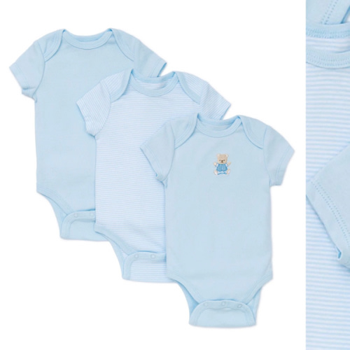 Cute Bear 3-Pack Bodysuits