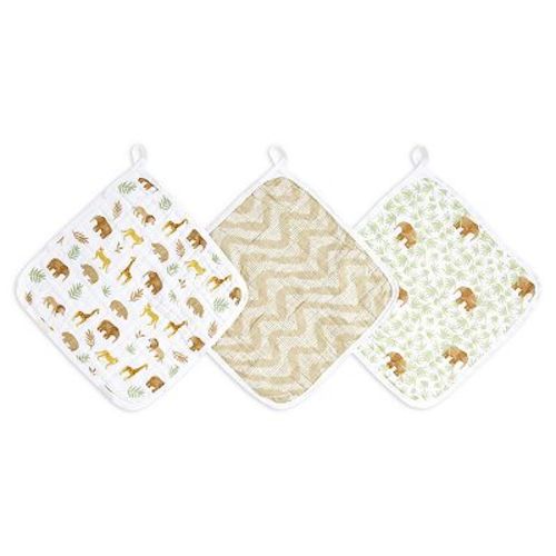 aden + anais essentials 3-pk Cotton Muslin Washcloths