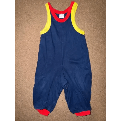 Vintage absorba color block jump suit 18m